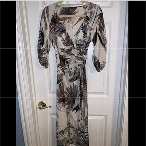 Brand New, never worn, floral wrap dress!